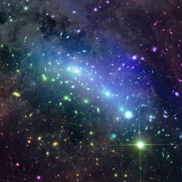 Kaleidoscope of galaxy clusters in the constellation Eridanus