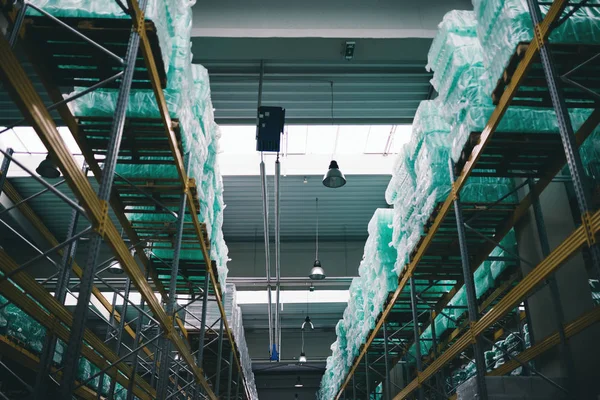 Factory hall and machinery interior