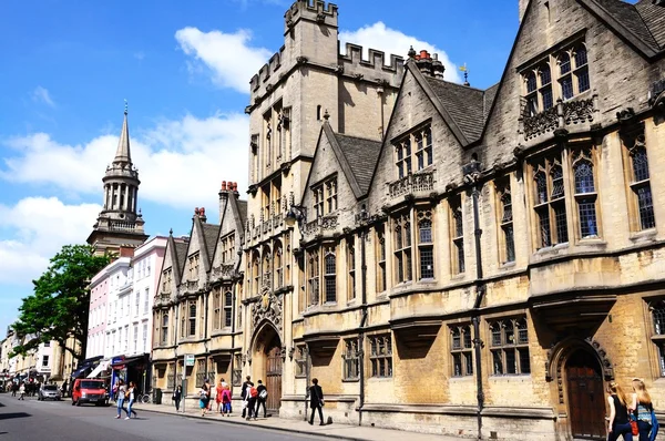 View of Brasenose College along High Street, Oxford.