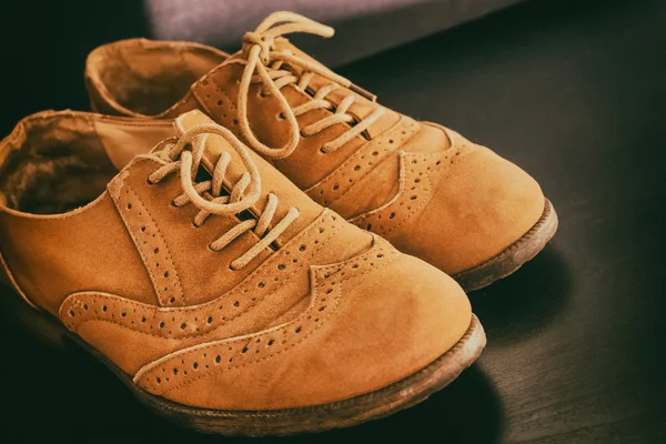 Brown oxford shoes vintage fashion