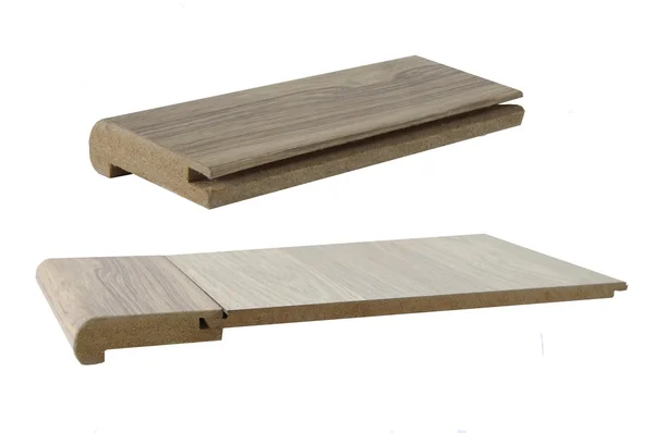 Wood texture floor. Samples color of stair edging accessories la