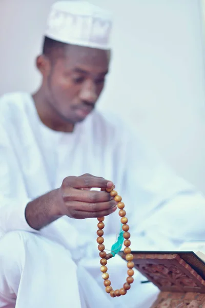 African Muslim Man Praying To God