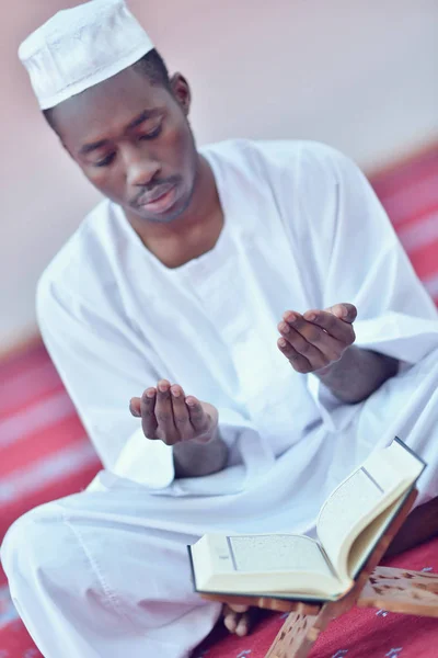 African Muslim Man Praying To God