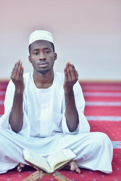 African Muslim Man Praying To God