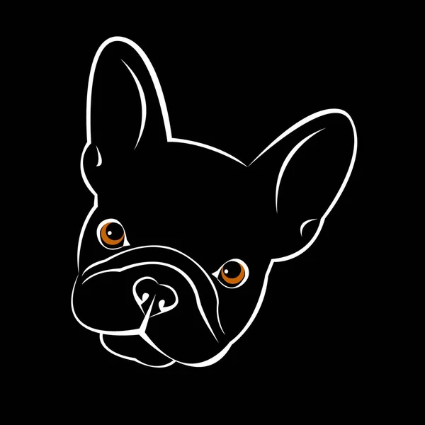 Бульдог, собака, животное, французский, вектор, иллюстрации, ПЭТ, породы, милый, рисование, щенок — стоковый вектор