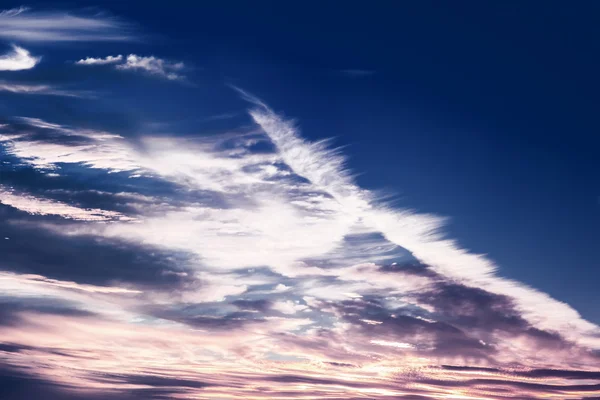 湖に沈む夕日 — ストック写真