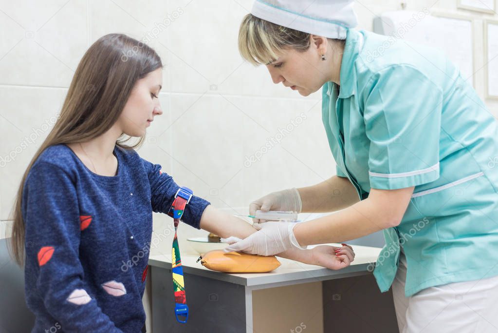 Preparation for blood test