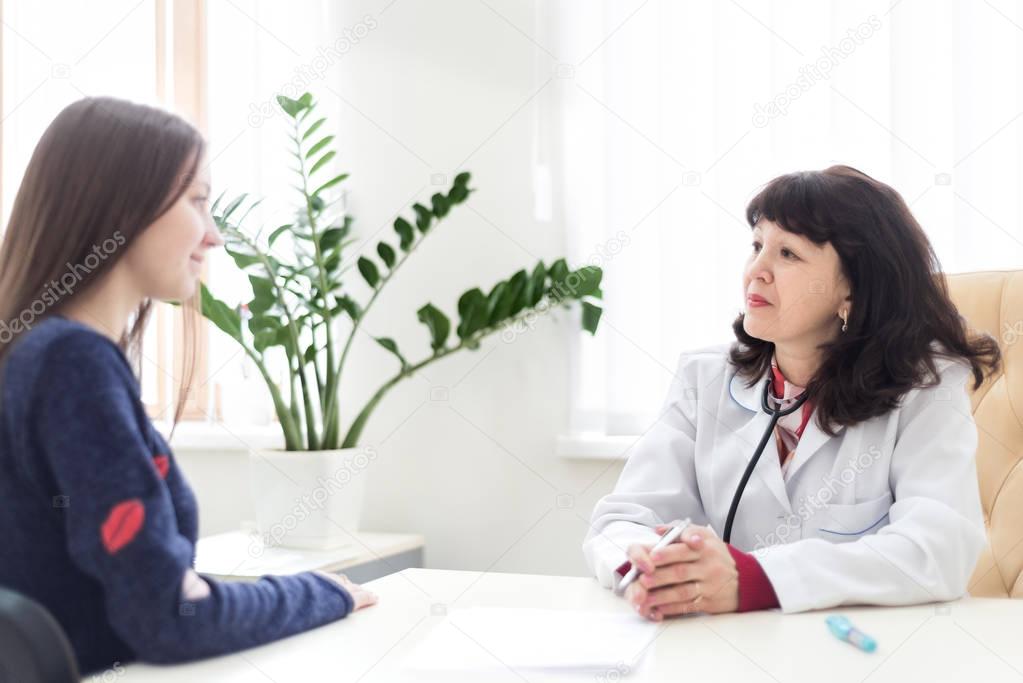 doctor with female patient