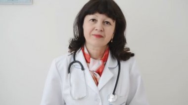 Mid age female doctor