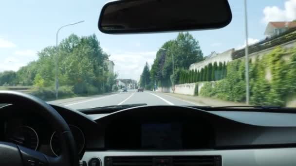 Viaje por carretera desde el punto de vista de los conductores hd — Vídeo de stock