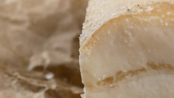 Pieces of raw pork lard close-up — Stock Footage Pieces of raw pork lard close-up Royalty Free Stock Footage