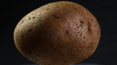 Yeni patates closeup döndürme