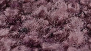 yumuşak örme kumaş arka plan dokusu, bej yün buklet, gri Triko doku, ışık doğal koyun yün, makro gri kumaş, yakın çekim parça el yapımı örme kumaş