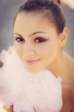 güzel bale dansçısı portre