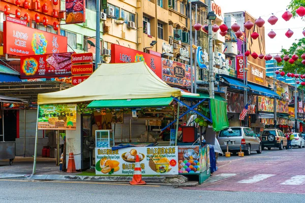 Straatrestaurants Kuala Lumpur Straten Van Azië Kuala Lumpur Maleisië 2020 — Stockfoto