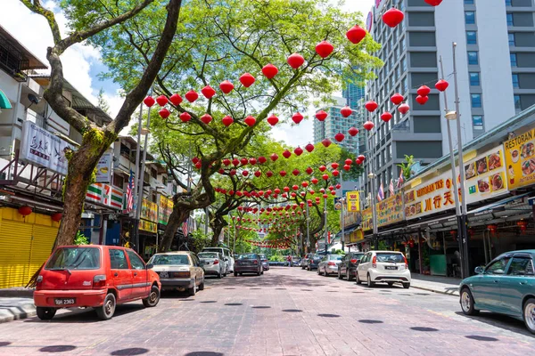 Straatrestaurants Kuala Lumpur Straten Van Azië Kuala Lumpur Maleisië 2020 — Stockfoto