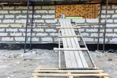 Köpük beton blokların yapımı. Odanın genişletilmesi