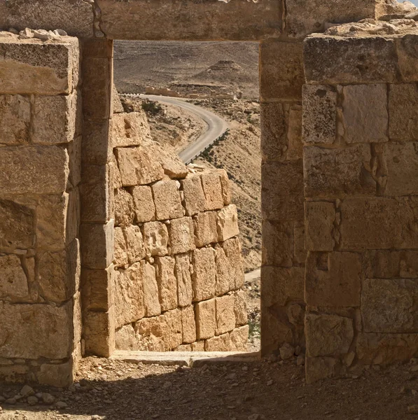 Parque Nacional Ein Avdat Património Mundial da UNESCO, deserto de Negev — Fotografia de Stock