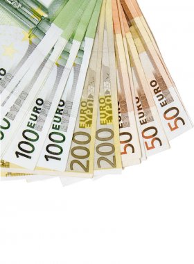Üstten Görünüm para arka plan. Konsept fotoğraf para, bankacılık