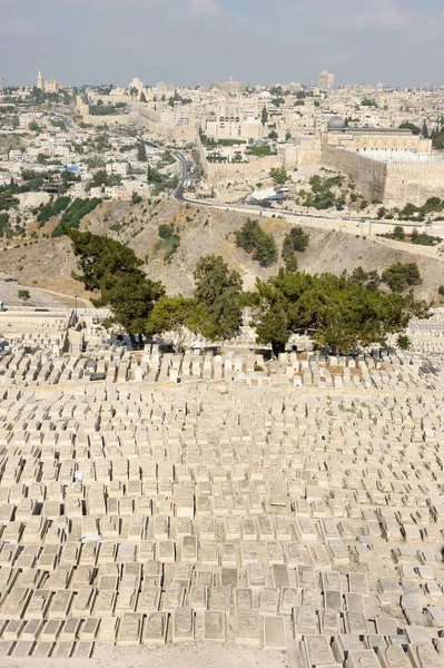 Jerusalén, vista de la ciudad vieja — Foto de Stock