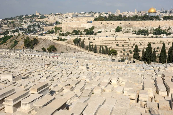 Kudüs, eski şehir görüntüsü — Stok fotoğraf