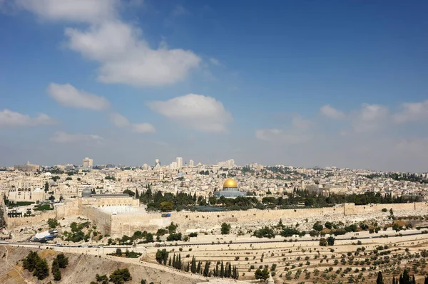 Kudüs, eski şehir görüntüsü — Stockfoto