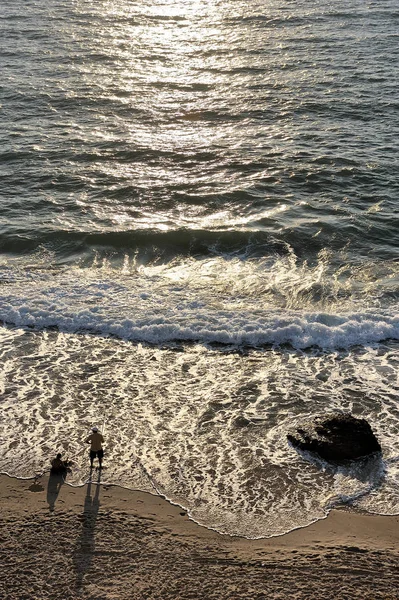 Costa mediterrânica no sul de Israel — Fotografia de Stock