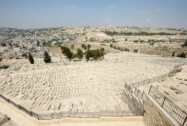 Иерусалим, вид на старый город — стоковое фото