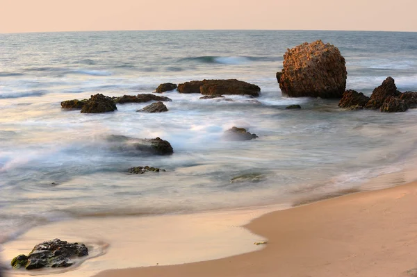 Costa mediterránea en el sur de Israel —  Fotos de Stock