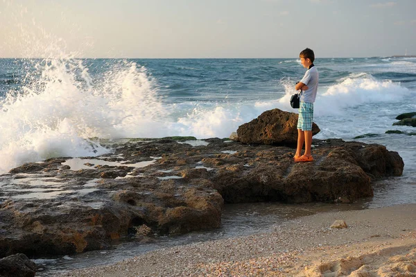 Middellandse Zeekust Israël — Stockfoto