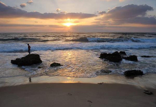 Costa mediterrânica Israel — Fotografia de Stock