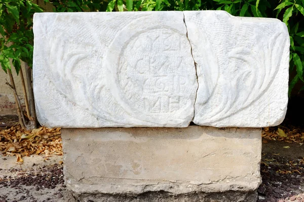 Artículos de mármol época romana — Foto de Stock