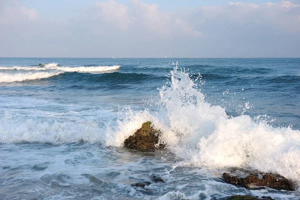 Wybrzeże Morza Śródziemnego Izraela — Zdjęcie stockowe