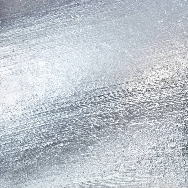 金属板鋼の背景を着用。銀箔. — ストック写真