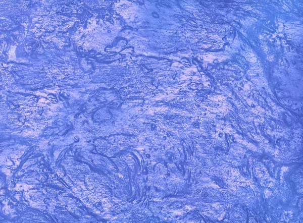 Liquid texture toned in the trendy color Phantom Blue. Popular background. — Stock Photo, Image