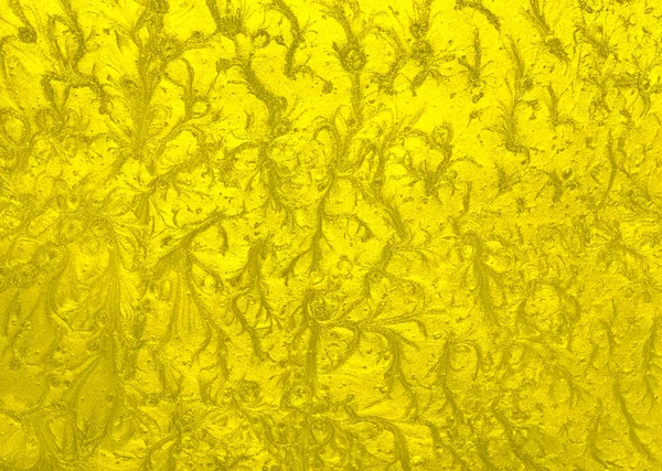Liquid Acrylic Luxury Golden Background Abstract Excellent Pattern — ストック写真
