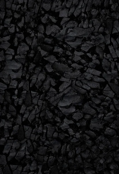 Textura Carbón Activado Negro Natural Para Fondos Vista Superior — Foto de Stock