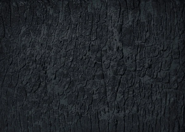 Přírodní Popraskané Černé Aktivní Uhlí Textury Pro Pozadí Horní Pohled — Stock fotografie