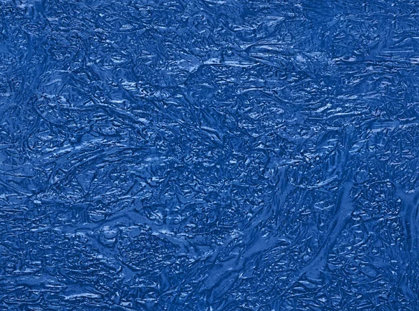 Populaire Gerimpelde Abstracte Golvende Plastic Polyethyleen Achtergrond Getint Trendy Kleur — Stockfoto