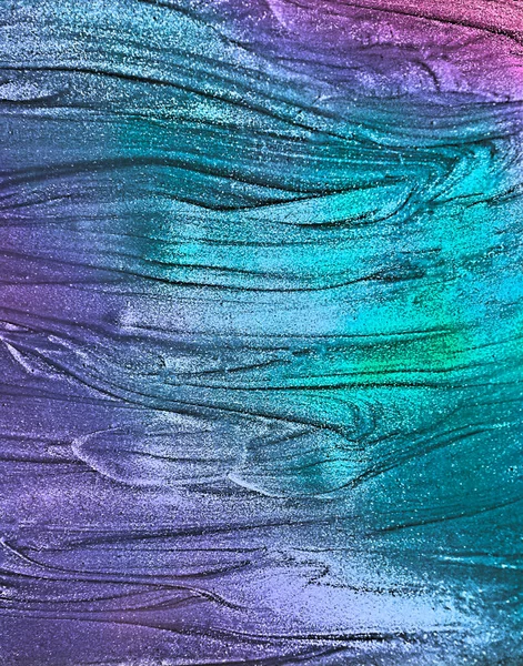 摘要丙烯酸涂料中漂亮的液体霓虹灯质感 潮流色彩浓郁的背景 图库图片