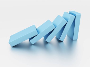 Domino. Düşen kutuları