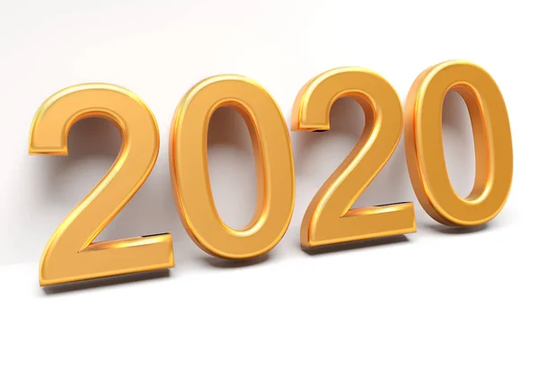Χρυσοί αριθμοί της Πρωτοχρονιάς 2020 — Φωτογραφία Αρχείου