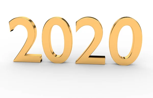 2020 Yılının Altın Sayıları — Stok fotoğraf
