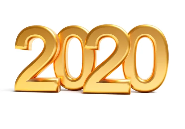 Goldzahlen für das neue Jahr 2020 — Stockfoto