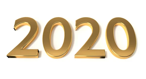 Χρυσοί αριθμοί της Πρωτοχρονιάς 2020 — Φωτογραφία Αρχείου