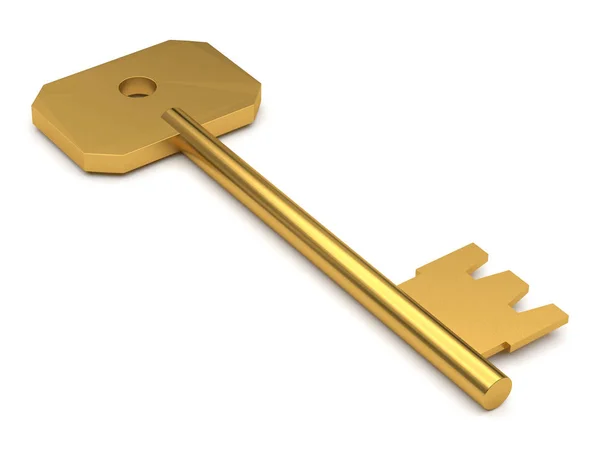 Key isolated on white background — Stock Photo, Image