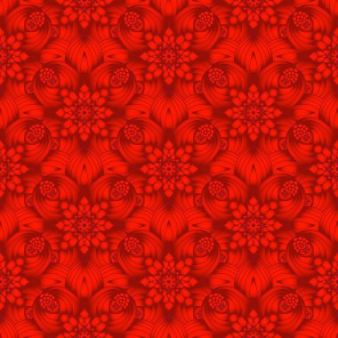 Parlak kırmızı degrade seamless modeli