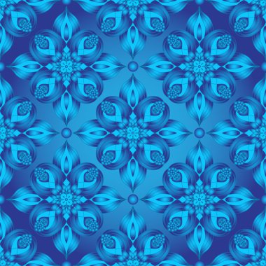 Parlak mavi degrade Seamless Modeli