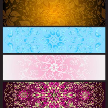 Renkli gradyan afiş tasarımı için ayarla