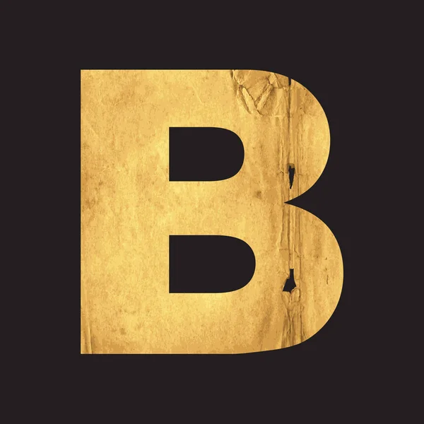 B betű az angol ábécé — Stock Vector